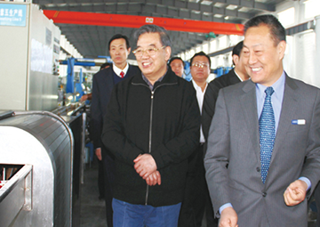 第十一届全国政协副主席李金华考察尊时凯龙科技